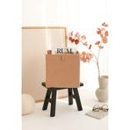 REKHOME Bej Dolap Içi Çamaşır Oyuncak Düzenleyici Katlanır Saklama Kutusu Organizer 28x28x28