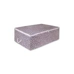 Rekhome Büyük Boy Lacivert Yaprak Baskılı Baza Altı Yastık Yorgan Kazak Hurcu / 62X46X22