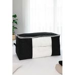 Rekhome Pencereli Siyah Büyük Boy Yastık Yorgan Kazak Hurcu / 75X40X40
