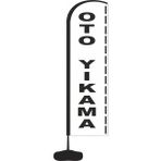 Reklam Ediyoruz Yelken Bayrak Oto Yıkama Temalı Paket