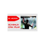 Reklama Dair Herşey Bina Güvenlik Cam Filmi 50 Cm X 10 Metre Tam Şeffaf
