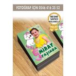 reklamatolye Kişiye Özel Resimli Doğum Günü Magneti Kedi Temalı 7x5 Cm 10 Adet
