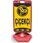 ReklamEdiyoruz Çiçekçi Sarı Reklam Ve Yönlendirme Uyari Dubasi A Tabela Kırmızı