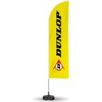 ReklamEdiyoruz Dunlop Yönlendirme Tanıtım ve Reklam Yelken Bayragı - Beyaz