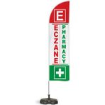 ReklamEdiyoruz Eczane Pharmacy Yelken Bayrak V3