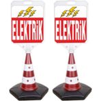 ReklamEdiyoruz Elektirk Temalı Uyarı Ve Yönlendirme Dubası 2 Adet