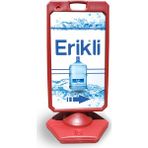 ReklamEdiyoruz Erikli Reklam Ve Yönlendirme Uyari Dubasi A Tabela Kırmızı