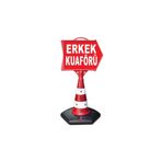 ReklamEdiyoruz Erkek Kuaför Temalı Uyarı Ve Ok Reklam Dubası