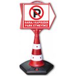ReklamEdiyoruz Garaj Kapısıdır Park Etmeyiniz Uyarı Ok Dubası