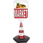 ReklamEdiyoruz Market Temalı Reklam ve Uyarı Dubası Tekli - 1 Adet