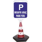 Reklamediyoruz Misafir Araç Park Yeri Uyarı ve Yönlendirme Dubası - 1 Adet