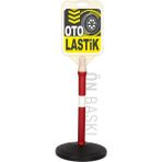 ReklamEdiyoruz Oto Lastik Yönlendirme ve Bariyer Uyarı Dubası