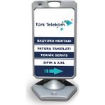 ReklamEdiyoruz Turk Telekom Reklam ve Yönlendirme Uyarı Dubasi A Tabela Gri