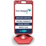 ReklamEdiyoruz Turk Telekom Reklam ve Yönlendirme Uyarı Dubasi A Tabela Kırmızı