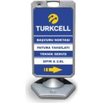 ReklamEdiyoruz Turkcell Reklam ve Yönlendirme Uyarı Dubasi A Tabela Gri