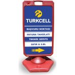 ReklamEdiyoruz Turkcell Reklam Ve Yönlendirme Uyari Dubasi A Tabela Kırmızı