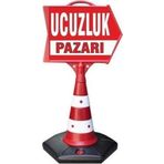 ReklamEdiyoruz Ucuzluk Temalı Uyarı Ve Yönlendirme Ok Dubası