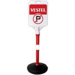 ReklamEdiyoruz Vestel Reklam Yönlendirme Tanıtım Bariyer Dubası - Kırmızı