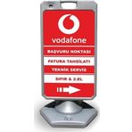 ReklamEdiyoruz Vodafone Reklam Ve Yönlendirme Uyari Dubasi A Tabela Gri