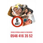 reklamella Kişiye Özel Fotoğraflı Resimli Buzdolabı Magneti 8x6 Cm 5 Adet