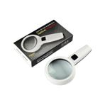 Rekotools-5 X Led Işıklı Büyüteç Beyaz 110 Mm