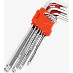 Rekotools-9 Parça Misket Başlı Uzun Allen Alyan Anahtar Seti