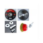 Rekotools Rekotools-Ahşap Kesme Elmas Disk ve Zımpara Diski Seti Matkap Aparatı 115MM Aparattlı Çanak Çelik Tel Fırça