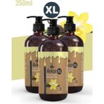 Rekze 3 Paket Vanilya Aromalı Erotica Yenilir Nemlendirici Masaj Yağı Her Bir Şişe 250 ml