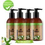 Rekze Yenilir Doğal Yasemin Aromalı Masaj Yağı - Lüks 4'lü Paket (4X120 Ml)