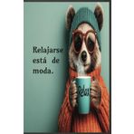RELAJARSE ESTA DE MODA JOURNAL: 5.5x 8.5 black and white lined pages