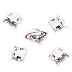 Reland Sun 100 Adet USB Tip B Standart Mikro Bağlantı Noktası Dişi Lehim Fişi 5 Pin SMD SMT Jak Soketi Konnektörü