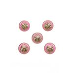 RELAND SUN 5 adet 10-28 mm İngiliz Tarzı Metal Düğmeler Giyim Kaban Moda Dikiş Malzemeleri Giysi Aksesuarları (altın pembe, 10 mm)