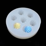 RELAND SUN DIY mini donut kremalı kurabiye silikon kalıp fondan kek kremi (Ürün 4)