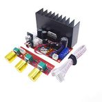 Reland Sun DIY TDA7377 2.1ch Amplifikatör Tek Güç Bilgisayar Süper Bas 2.1 Amplifikatör Kurulu 3 Kanal Ses Amplifikatör DIY Kiti (Bitmiş ürün)