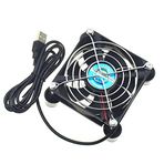 RELAND SUN USB Taşınabilir Evrensel Soğutucu Fan Radyatör Kontrolörü Isı Emici (8CM)