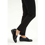 Relax Anatomic Kadın Suni Deri Siyah Mokasen & Loafer Ayakkabı