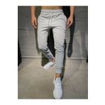 Relax family xf Erkek Gri Eşofman Altı Jogger Dar Paça Pamuklu Slim Fit