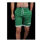 Relax family xf Erkek Yeşil Basketbol Futbol Çizgili Şort Fitness Spor Egzersizi Koşu Bermuda