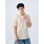 Relax Fit Erkek Gömlek K.kol - Bej - XL