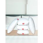 Relax Mini (37 * 54cm) 5 Adet Mikrofiber Boncuk Silikon Dolgulu Ev Otel 5'lİ Yastık Kılıflı Fermuarlı