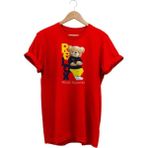 Relax Sarı Ayı Baskılı T_shirt - M - Kırmızı