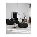 Relax Soft 3 Modül (siyah) Keten 900 (2 Köşe 1 Puf)