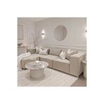Relax Soft 4 Modül Köşe Takımı (krem) Babyface 03