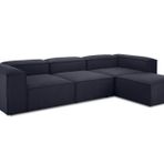 Relax Soft Standart 4 Modül Köşe Koltuk, Lacivert