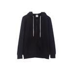 Relax&Basic Siyah Kapüşonlu Fermuarlı Sweatshirt RB3460-01