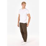 Relaxed Fit Orta Bel Geniş Paça Erkek Yeşil Pantolon Cl1071446