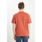 Relaxed Fit Small Logo Erkek T-Shirt Wrangler - Kiremit - XL