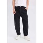 Relaxed Slouchy Fit Dar Paça Jean Pantolon