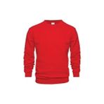 Relaxia Erkek Sweatshirt Bisiklet Yaka - Kırmızı - 3XL