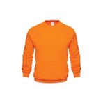 Relaxia Erkek Sweatshirt Bisiklet Yaka - Turuncu